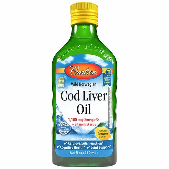 Cod Liver Oil 1100 Mg Omega-3s Liquid, CL